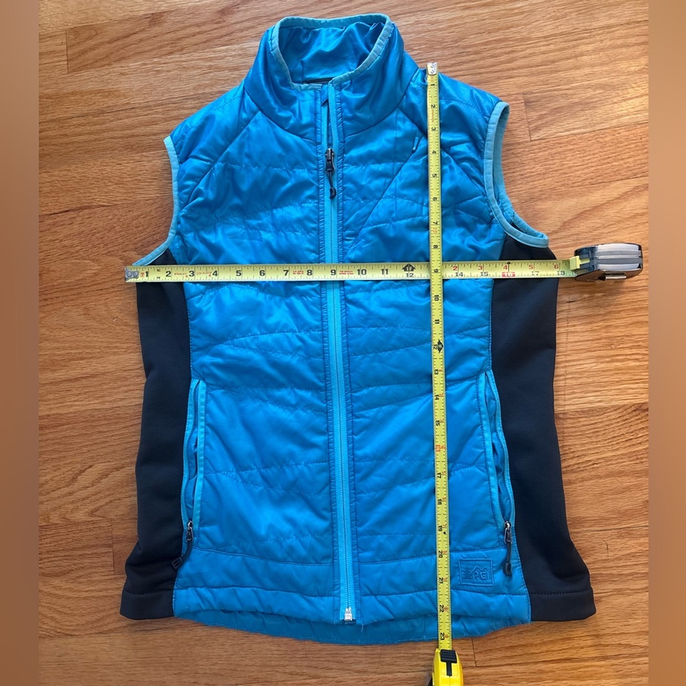 REI women’s small vest turquoise